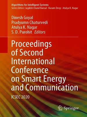 cover image of Proceedings of Second International Conference on Smart Energy and Communication